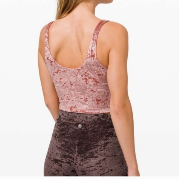 Lululemon align crushed velvet built in bra tank - Picture 2 of 10